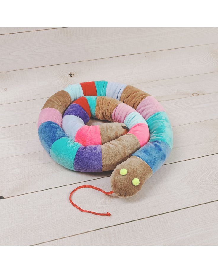 kolorowy wąż, maskotka 200 cm