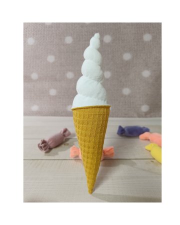 Lód ROŻEK mini, biały ♻️