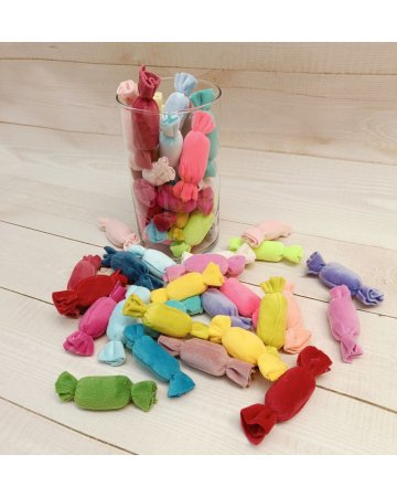 Atrapa cukierków. pluszowe, miękkie kolorowe