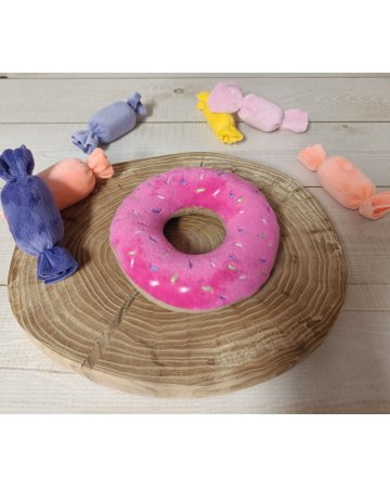 Pączek MINI maskotka, fuksja ♻️