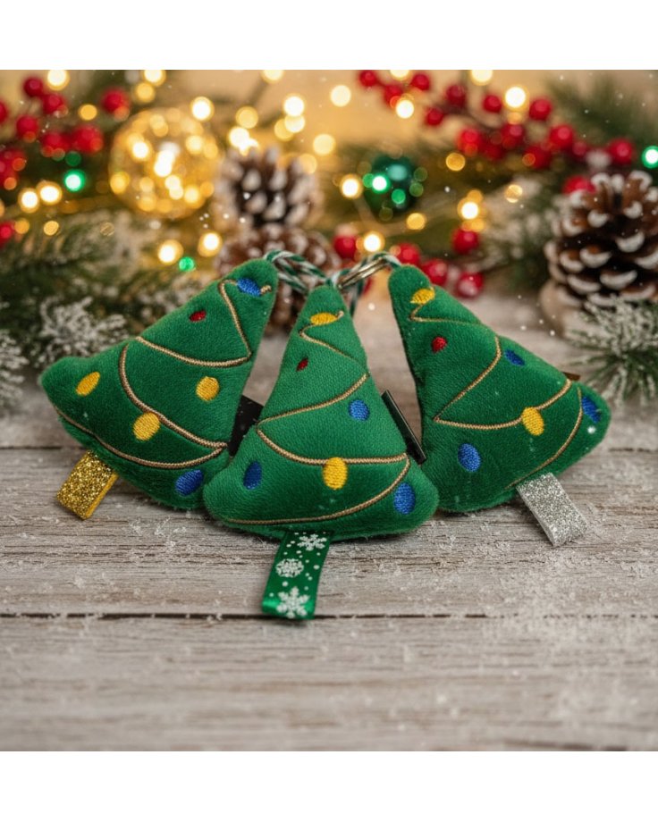 Brelok choinka pluszowa