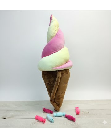 lód rożek, poduszka dekoracyjna xxl