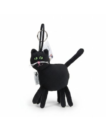 brelok kot czarny