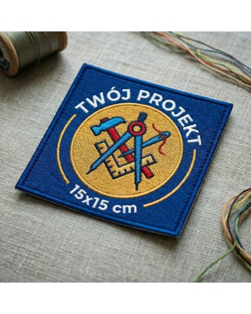 naszywka, twój projekt 15x15 cm
