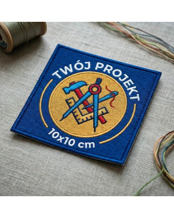 naszywka, twój projekt 10x10 cm