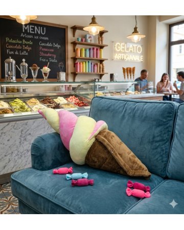 lód rożek, poduszka dekoracyjna xxl