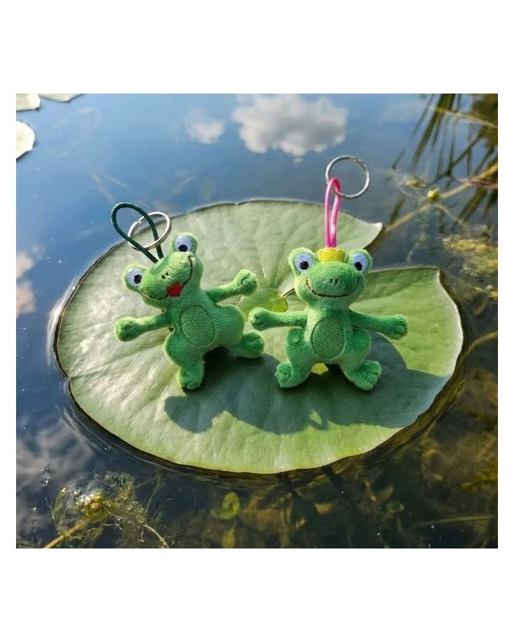 Brelok zielona żabka