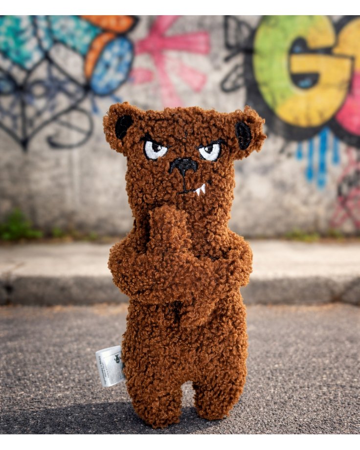 miś zero waste, eko pluszak, zły miś