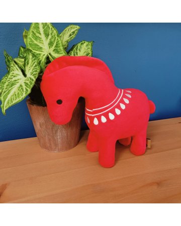 Czerwony konik dla Gliniany Konik - Ceramika, Spręcowo k. Olsztyna