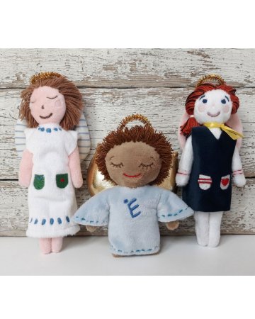 Mini aniołki do książki Emuriel